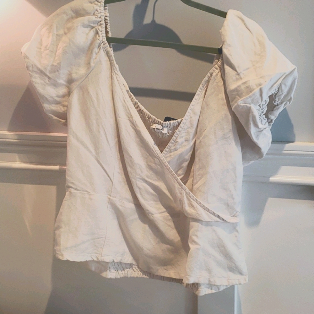 Faux wrap top